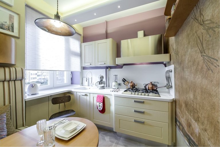 Шторы для маленькой кухни