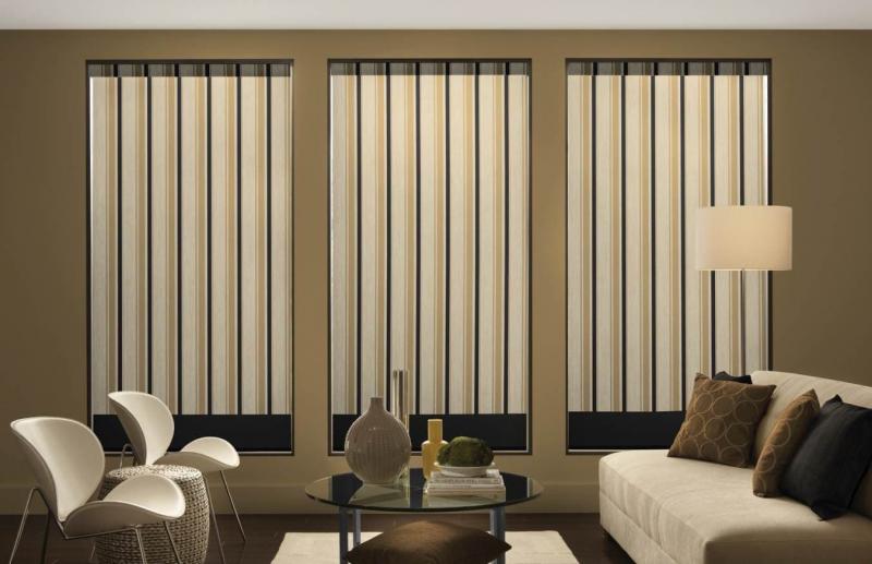 Шторы для гостиной с двумя окнами 2