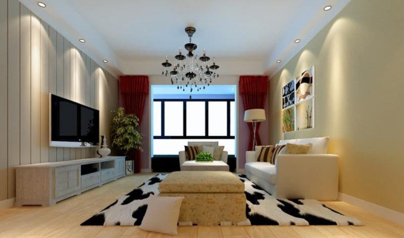 Шторы в интерьере гостиной 3