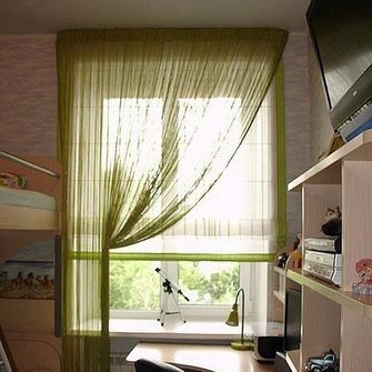 Нитяные шторы: виды, фото в интерьере, правила ухода