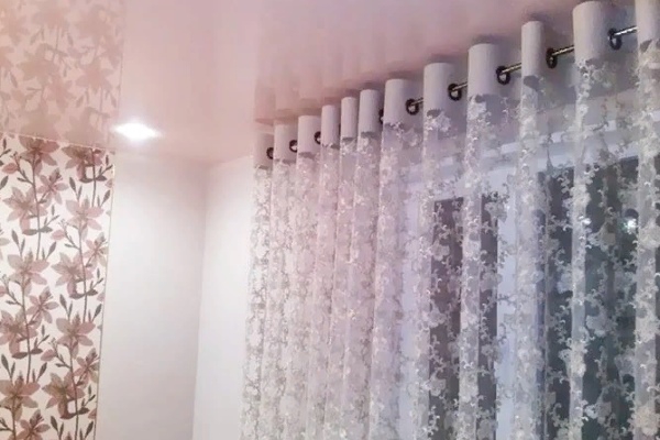 Тюль с люверсами