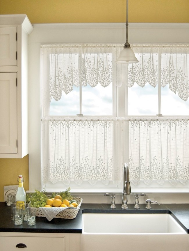 Шторы на кухню — лучшие идеи и новинки