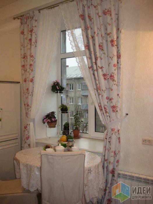 Шторы на кухню — лучшие идеи и новинки