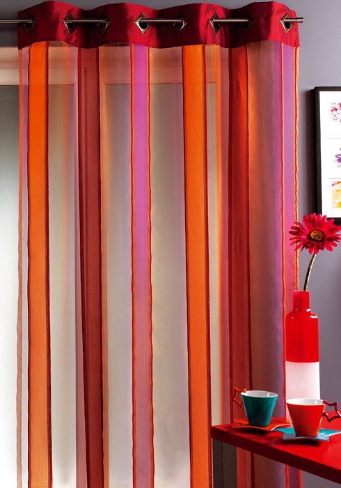 Шторы в полоску - примеры красивого дизайна и современного оформления