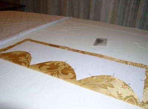 Гардины на скошенные окна своими руками