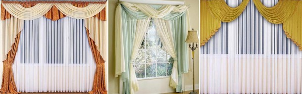 Ламбрекены с перекидом Ламбрекены с перекидом