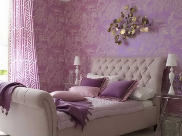 Сиреневый потолок в интерьере, натяжные и подвесные конструкции, сочетания цвета