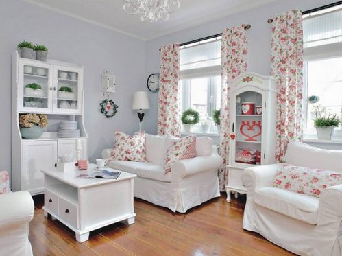 цветочные шторы в интерьере цветочные шторы в интерьере