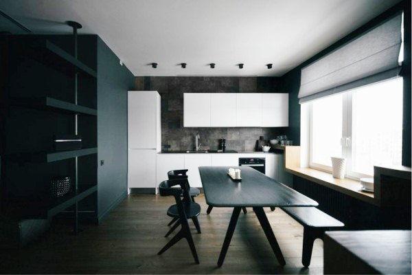 шторы на кухню фото 2022 модерн в маленькой кухне фото 10