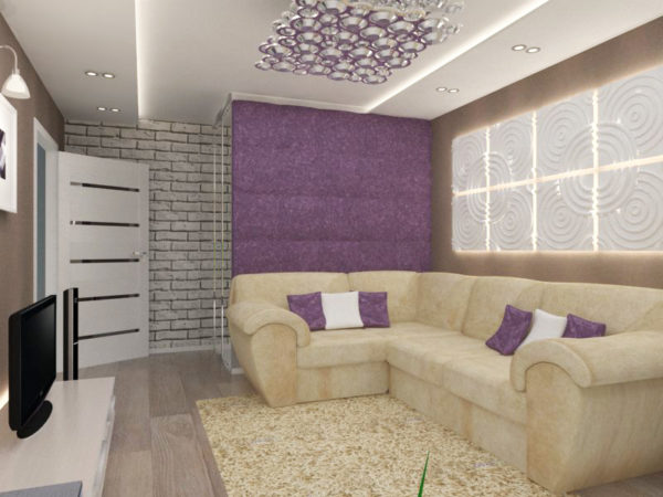 Изображение бежевого дивана