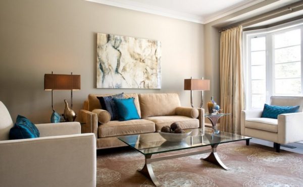 Образ бежевой мебели