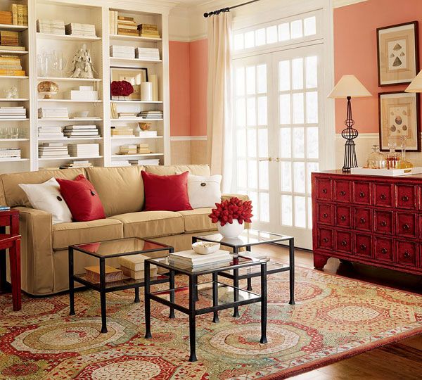 бежевые диваны в интерьере образ