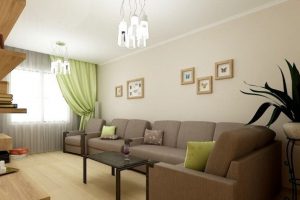 гостиная в бежевых тонах фото 31