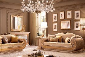 гостиная в бежевых тонах фото 34