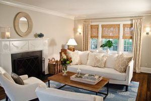 гостиная в бежевых тонах фото 69