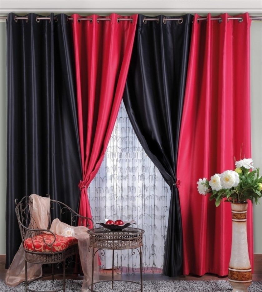 Шторы на люверсах в современном интерьере