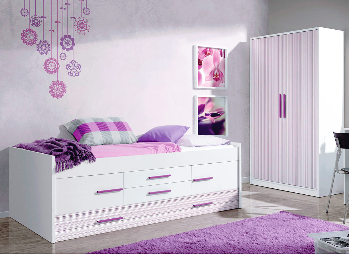 Детская комната в сиреневом цвете