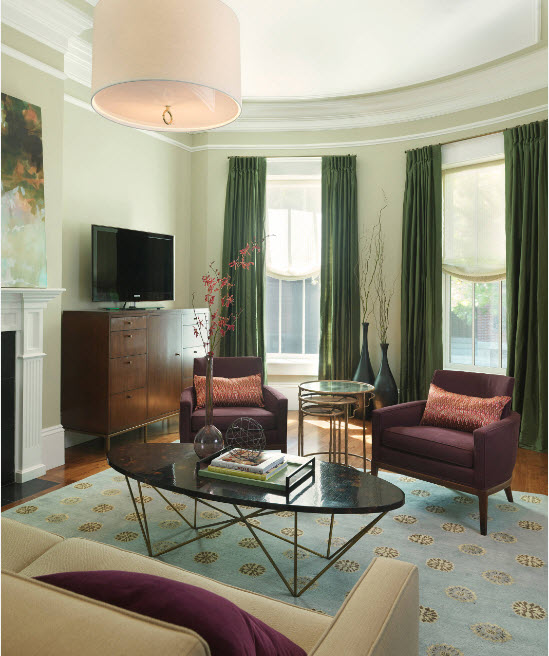 Темно-зеленый тон