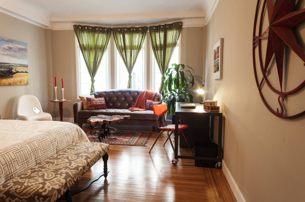 Крепление штор на люверсы