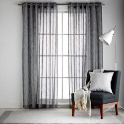 Шторы на люверсах в современном интерьере