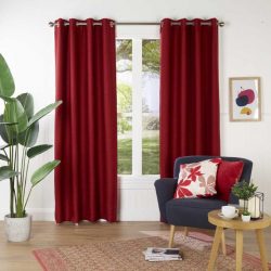 Шторы на люверсах в современном интерьере