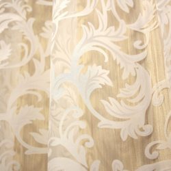 Шторы из органзы на кухню или в гостиную, модели занавесок