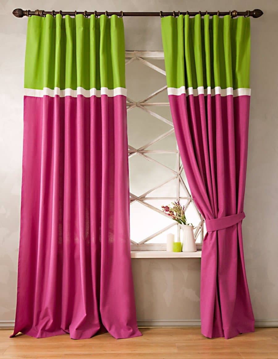 Зеленые шторы: комбинации зеленых занавесок с остальными элементами интерьера (70 фото-идей)