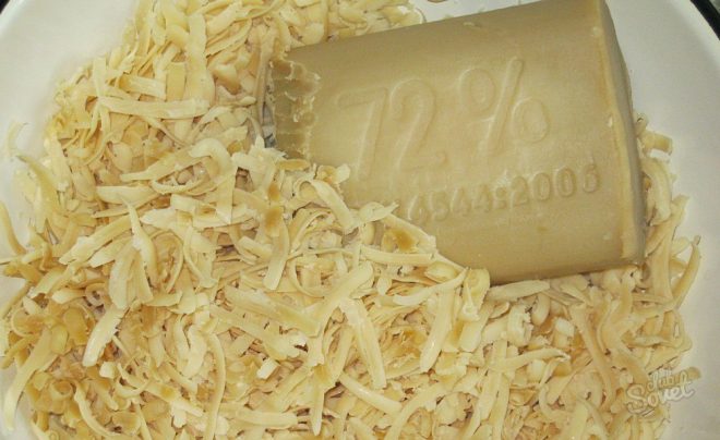 Хозяйственное мыло на терке Хозяйственное мыло на терке