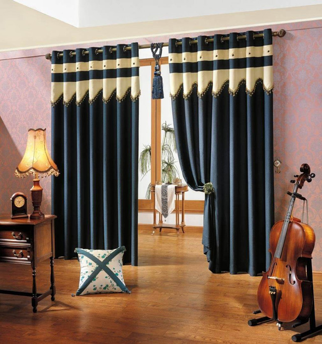 шторы на люрексах в гостиную