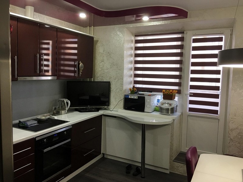 шторы балкон29