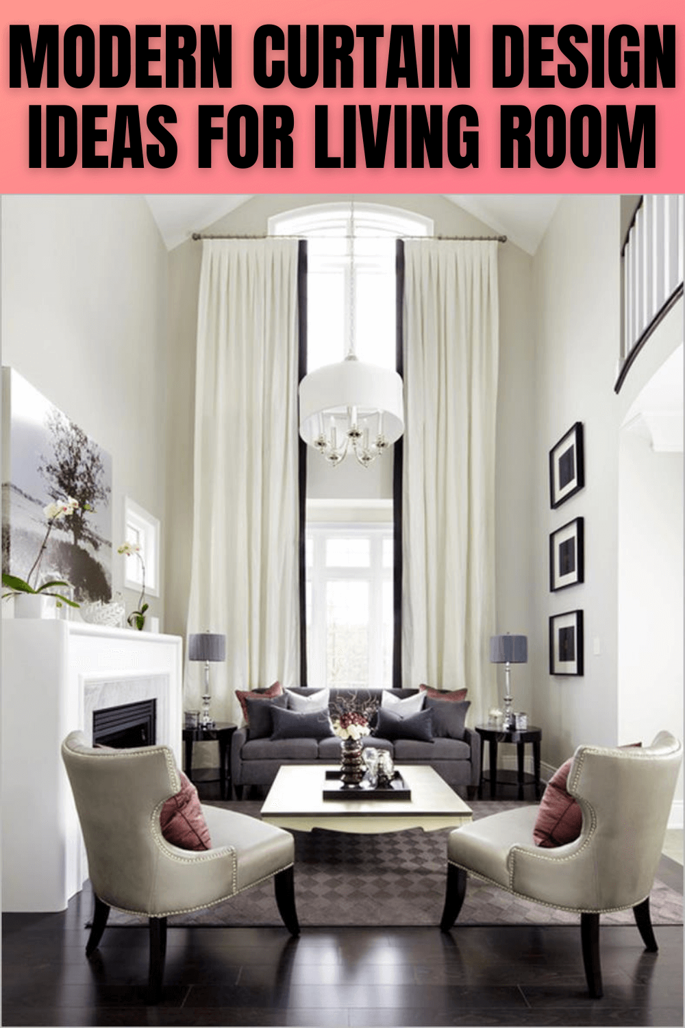 Варианты штор в гостиную, шторы в гостиную в современном стиле фото, какие шторы сейчас в моде