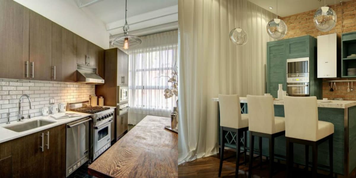 Шторы в стиле лофт: легкие ткани