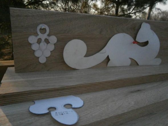 Рисуем шаблон и переводим его в щит