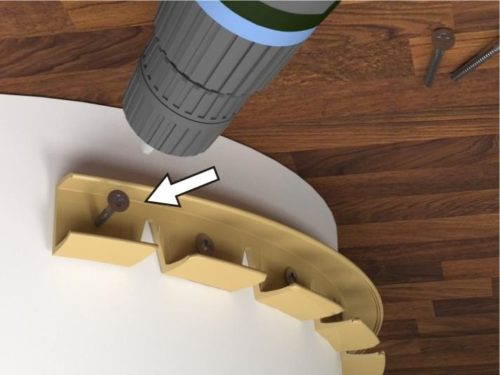 Гибкий потолочный карниз