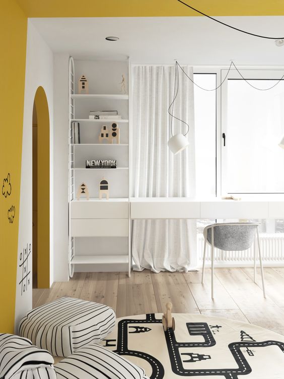 легкие шторы в интерьере