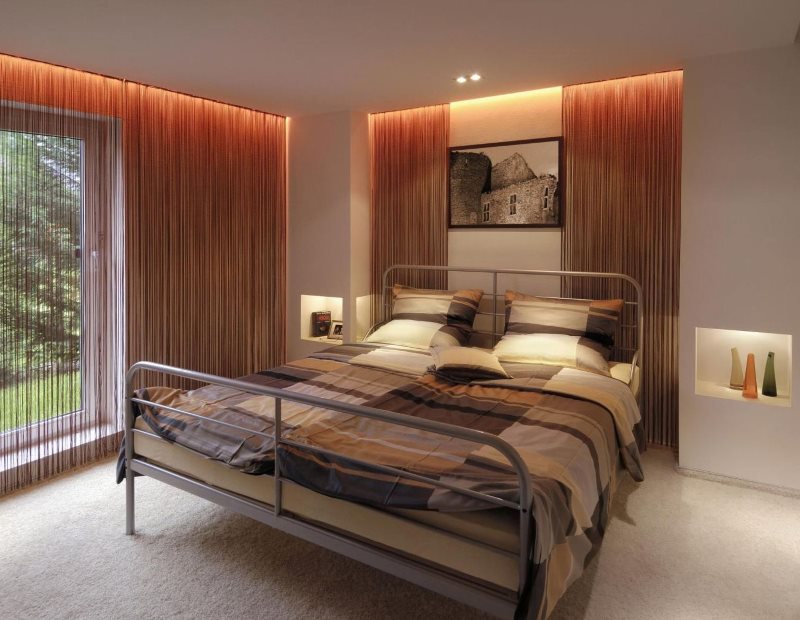 Подсветка в скрытой нише для карниза