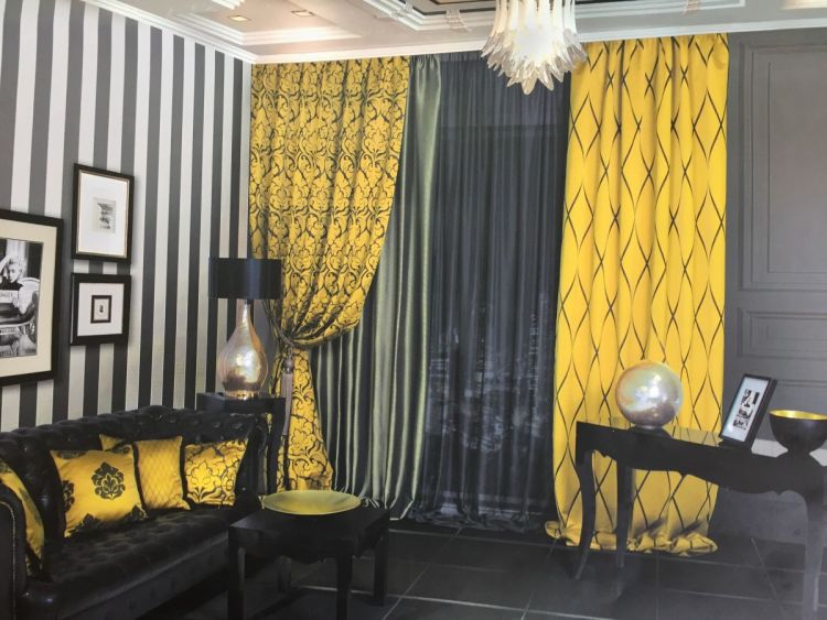 Желтые шторы - фото идеальных примеров необычных сочетаний и стильных идей применения
