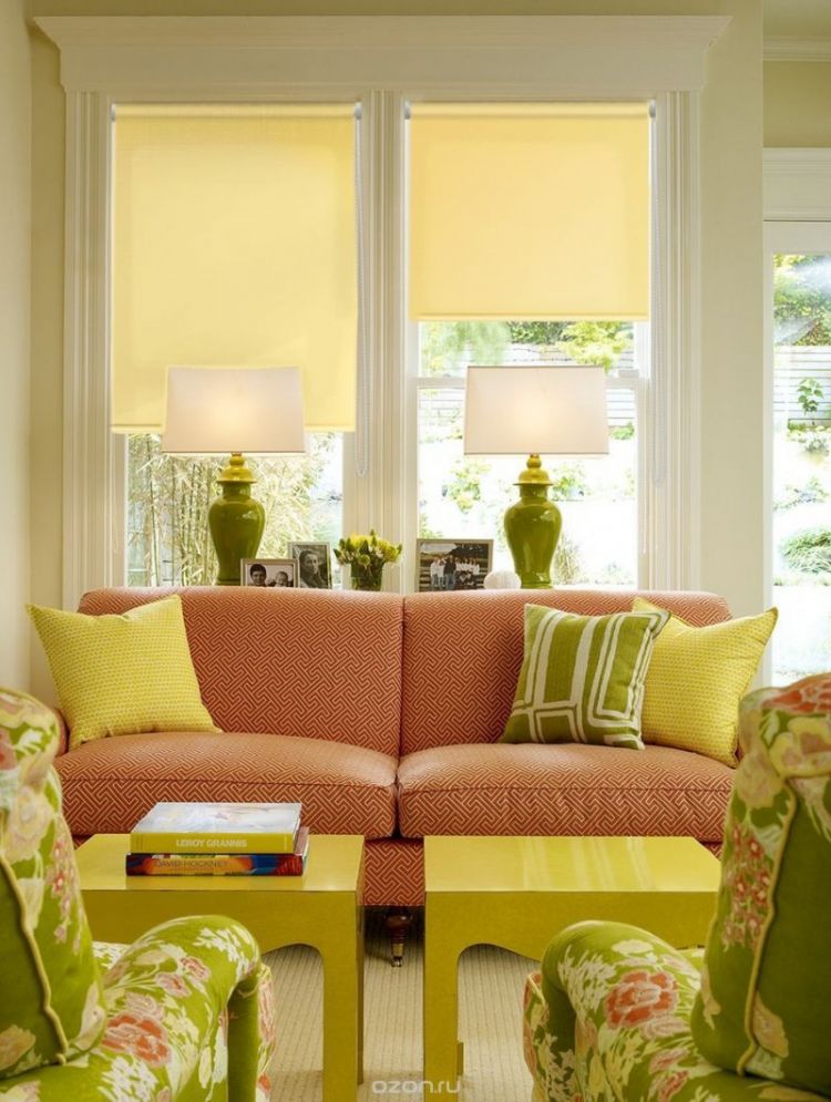 Желтые шторы - фото идеальных примеров необычных сочетаний и стильных идей применения