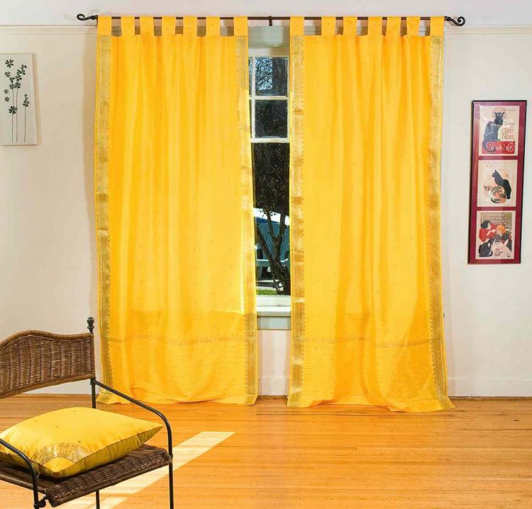 Желтые шторы - фото идеальных примеров необычных сочетаний и стильных идей применения