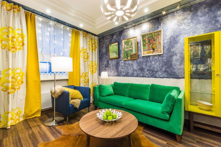 Желтые шторы - фото идеальных примеров необычных сочетаний и стильных идей применения