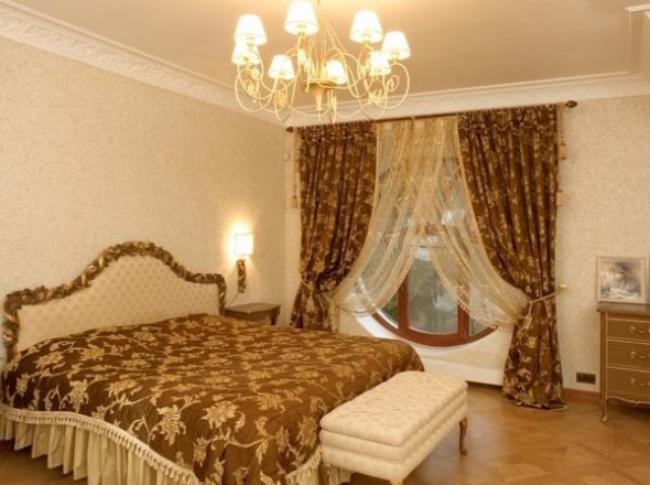 Оформление круглых оконных проемов