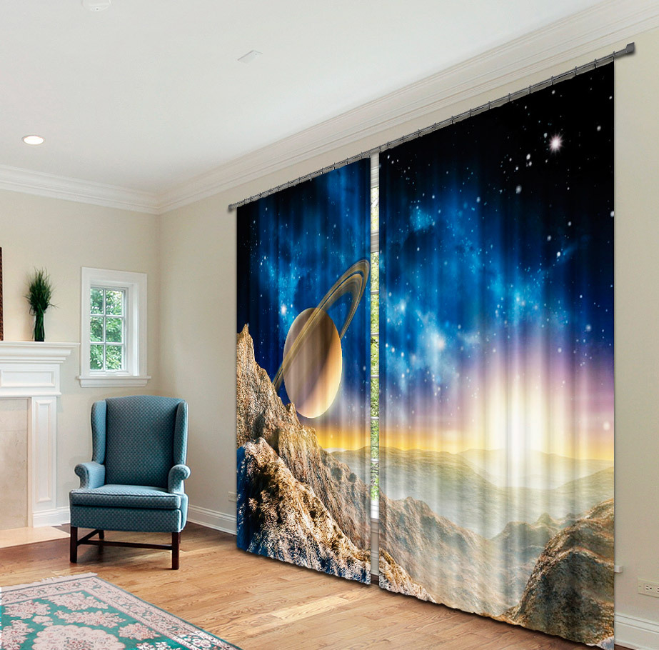 шторы космос
