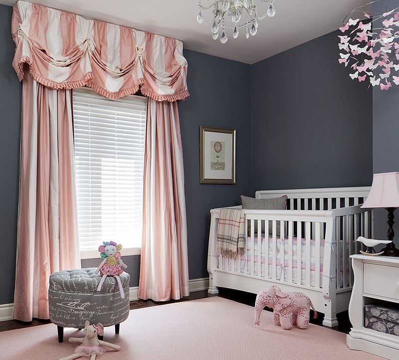 шторы к серым обоям идеи дизайна