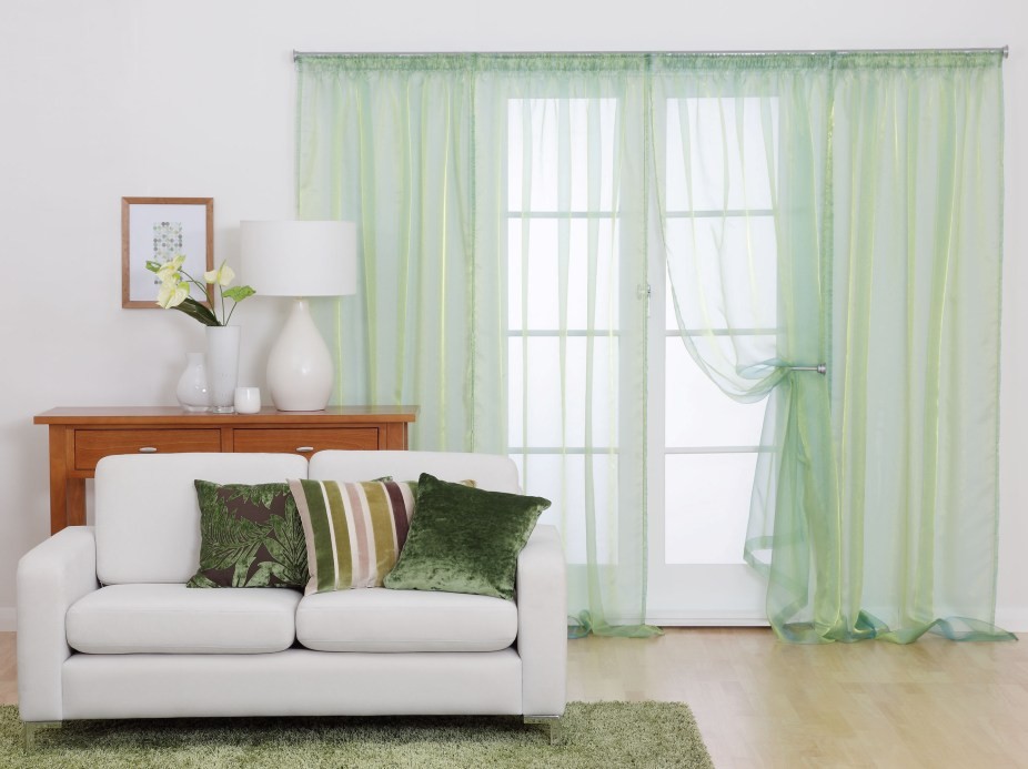 тюль органза в интерьере