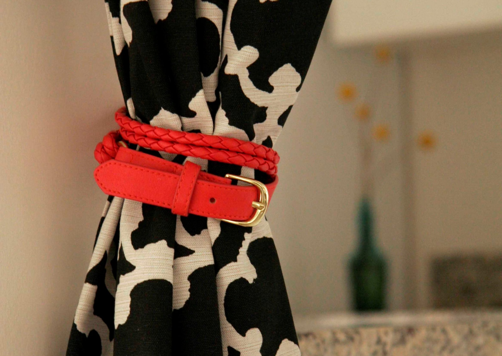 подхваты для штор из ремня