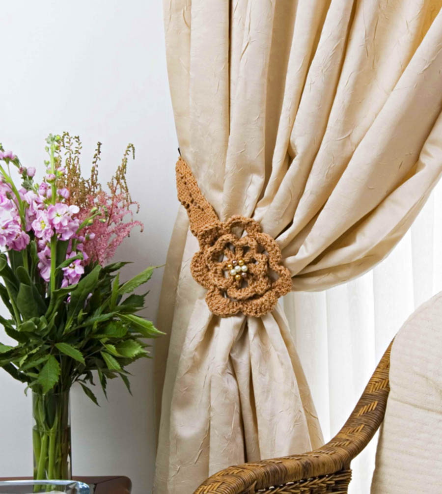 подхваты для штор крючком
