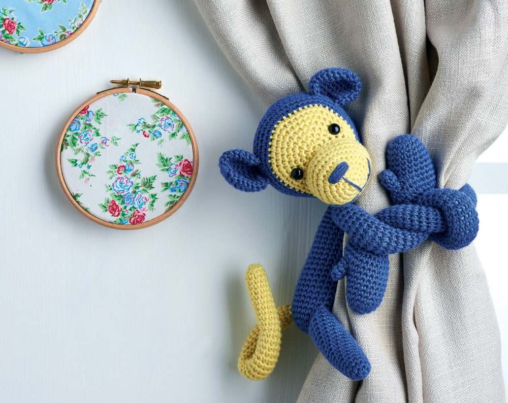 подхваты для штор обезьянка