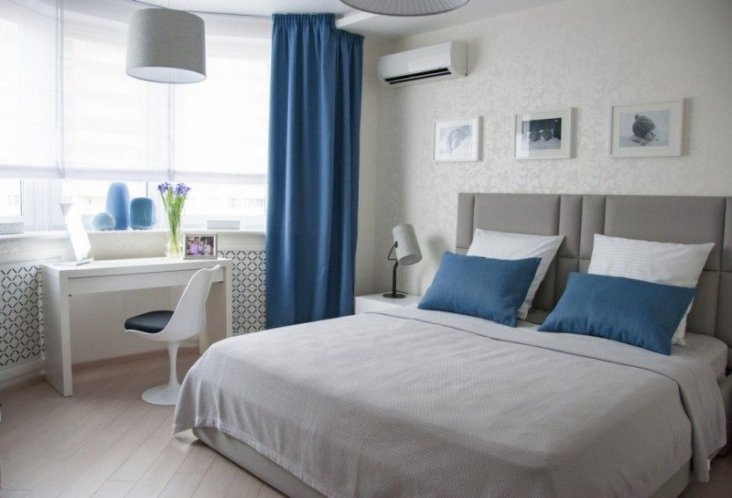 Шторы к серым обоям - фото идей цвета штор в спальню, зал, гостиную, кухню к серым обоям