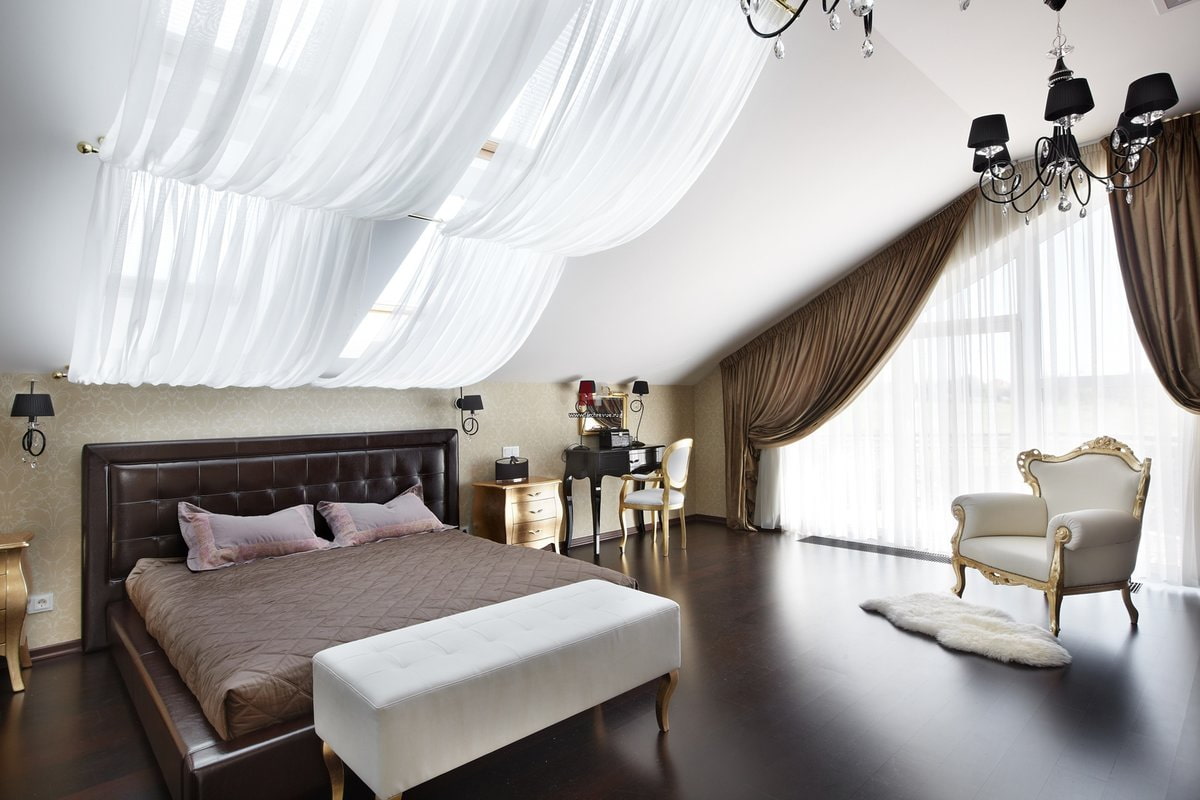 шторы на мансардные окна идеи фото