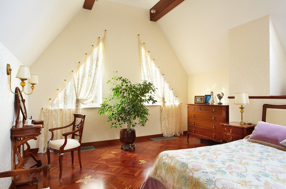 шторы на мансардные окна декор идеи